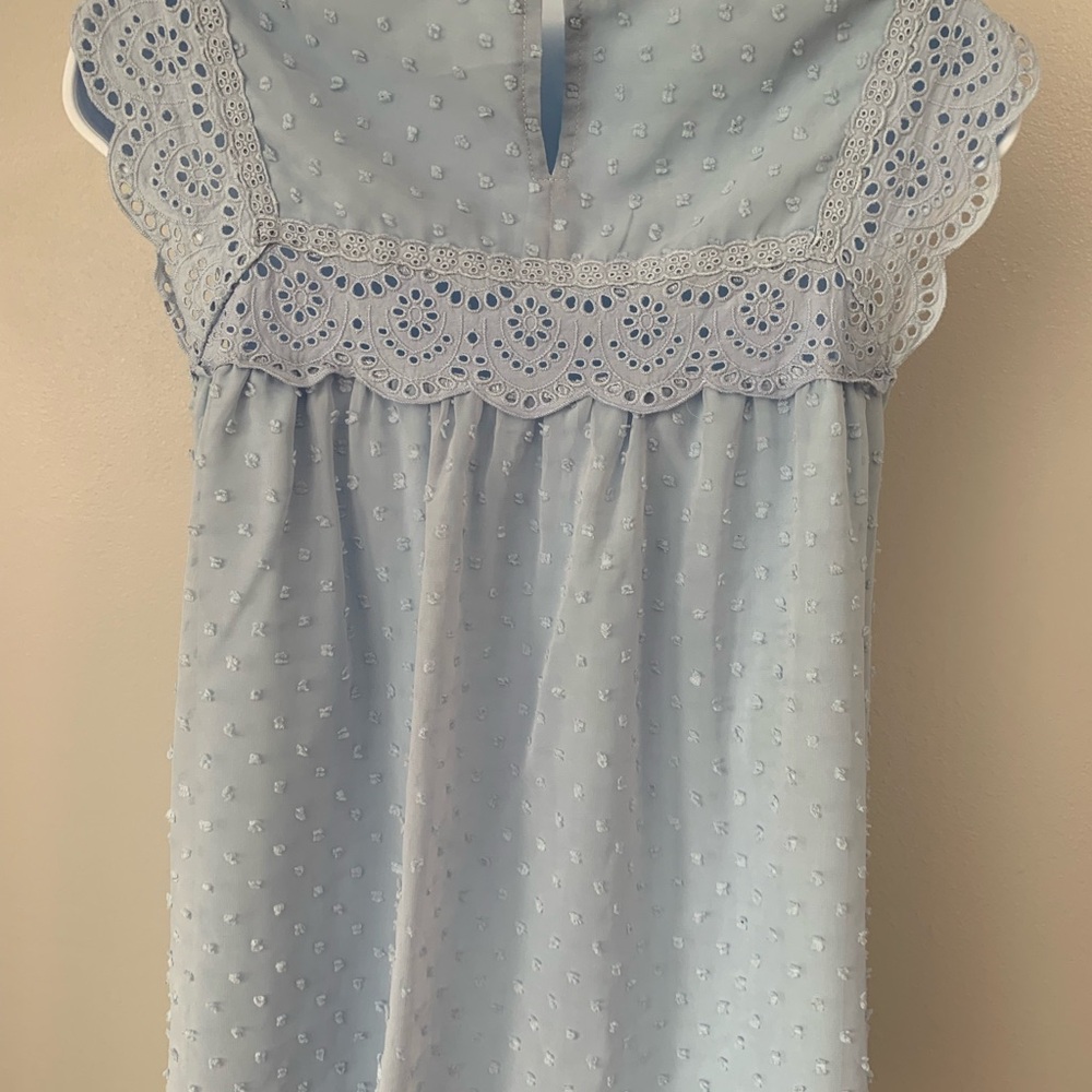 Pretty Powder Blue Top - Picture 2 of 16
